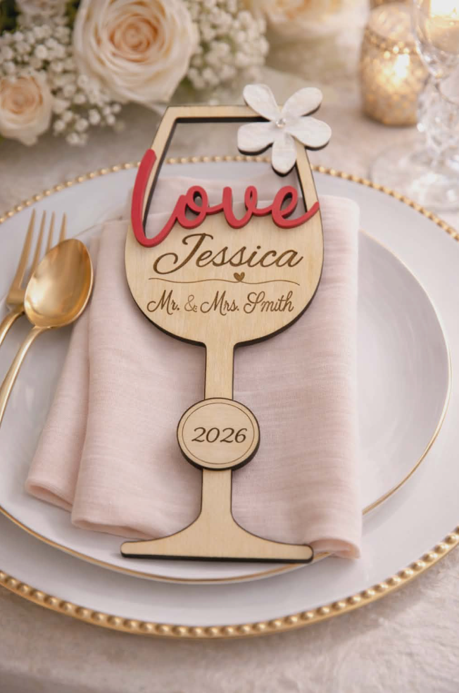 Personalised Name Table Placement
