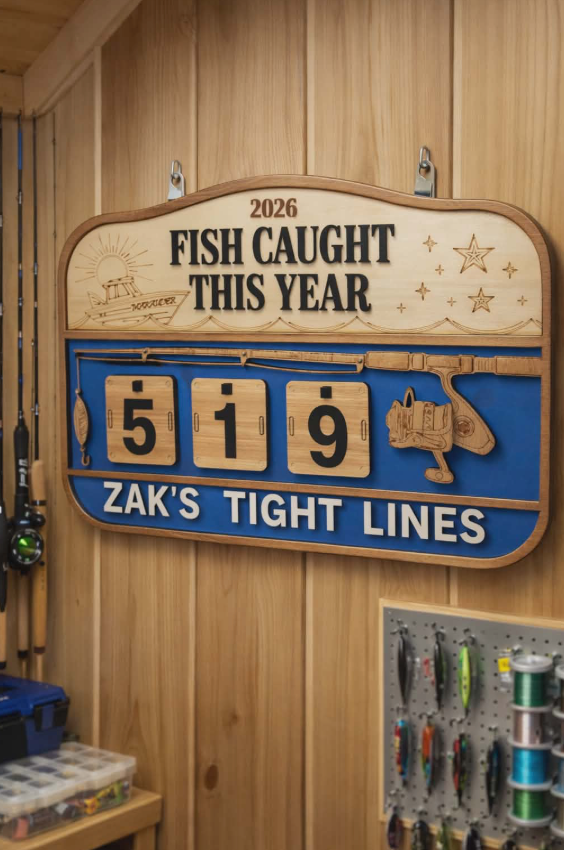 Fish Count Plaque