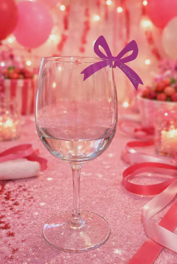 Bow Drink Tag